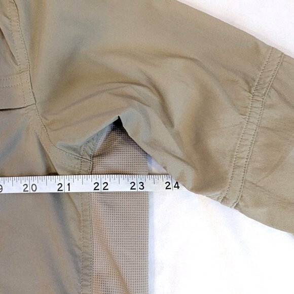 REI | Co-Op Sahara Long-Sleeve Solid Shirt Outdoors in Tan Beige | Size XL - Picture 10 of 11